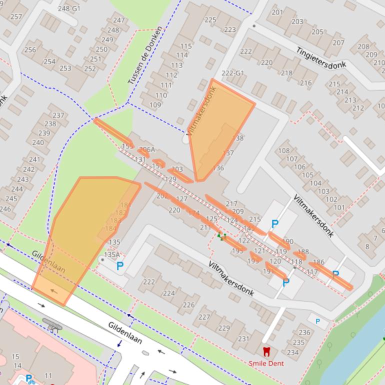 Kaart van postcodegebied 7326LL.