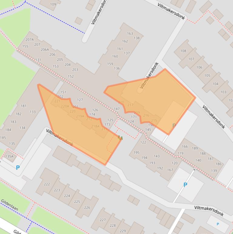 Kaart van postcodegebied 7326LN.