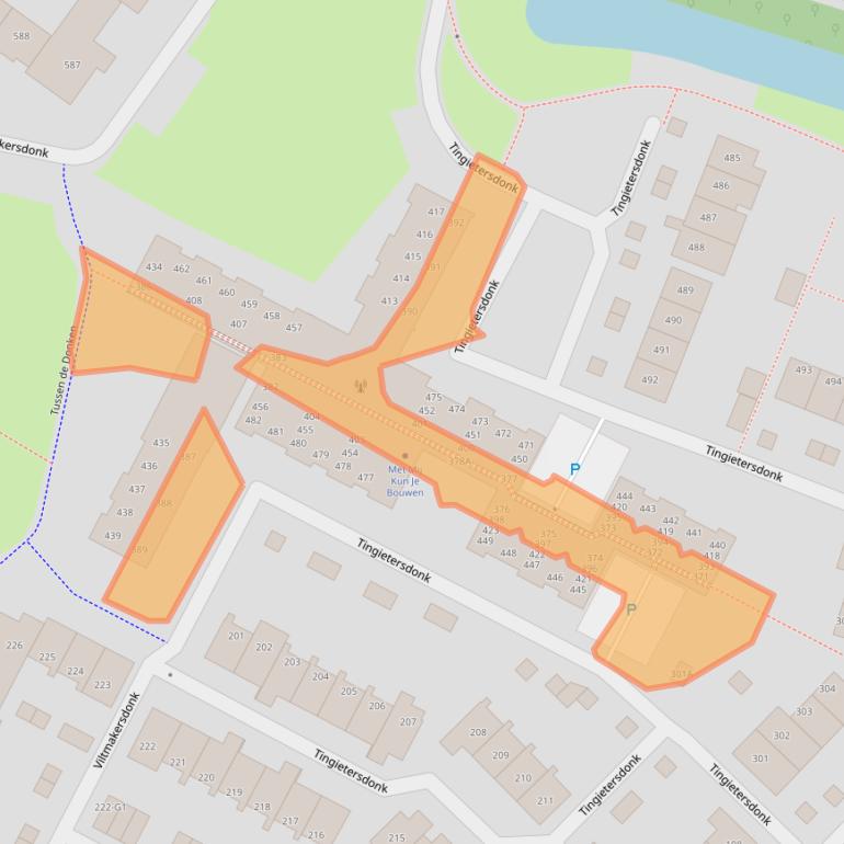 Kaart van postcodegebied 7326NT.