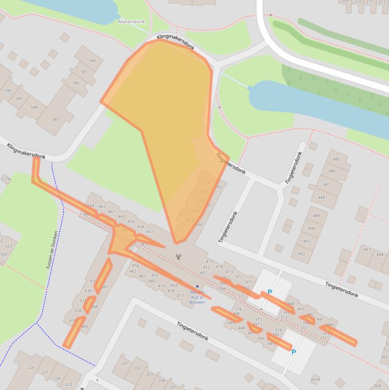 Kaart van postcodegebied 7326NV.