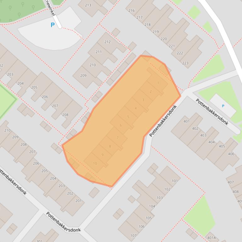 Kaart van postcodegebied 7326PA.