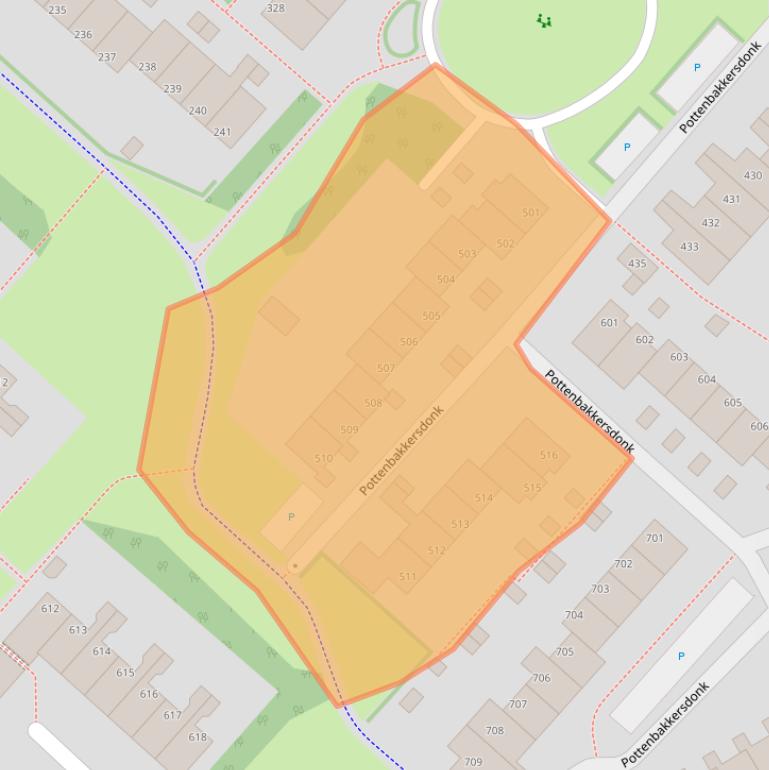 Kaart van postcodegebied 7326PG.