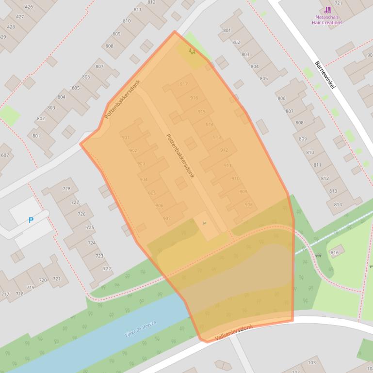 Kaart van postcodegebied 7326PM.