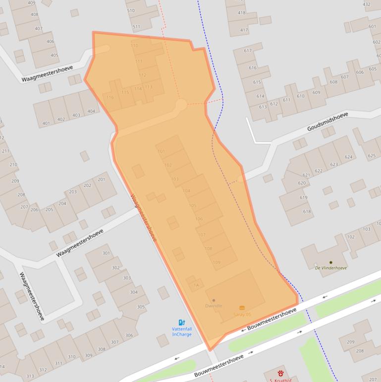 Kaart van postcodegebied 7326RS.