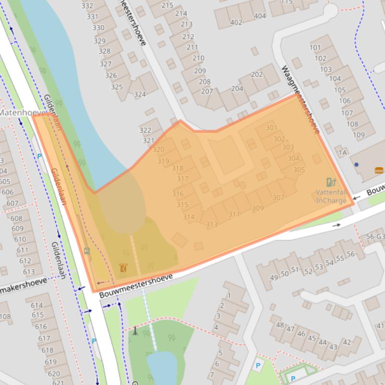 Kaart van postcodegebied 7326RV.