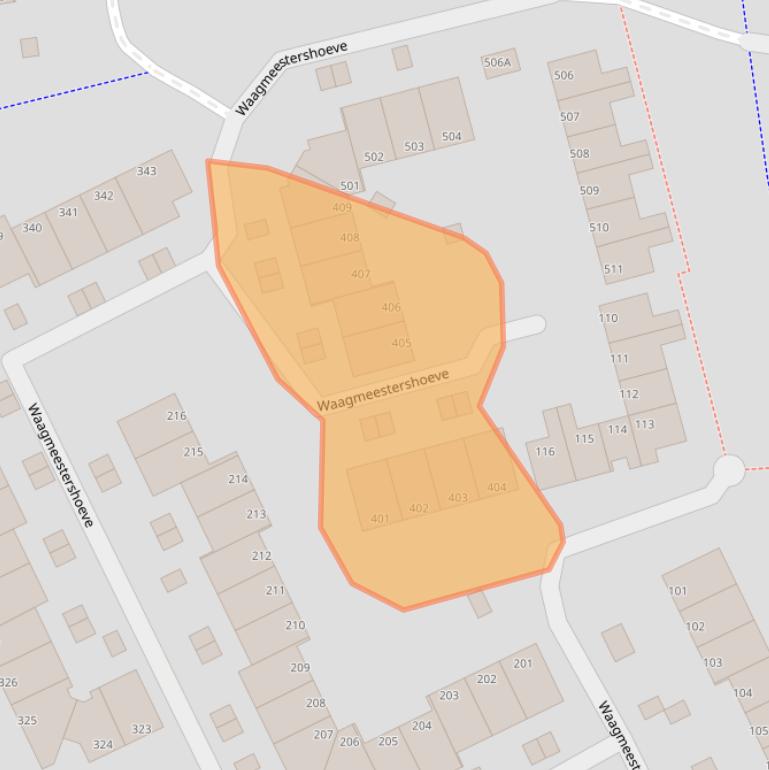 Kaart van postcodegebied 7326RX.
