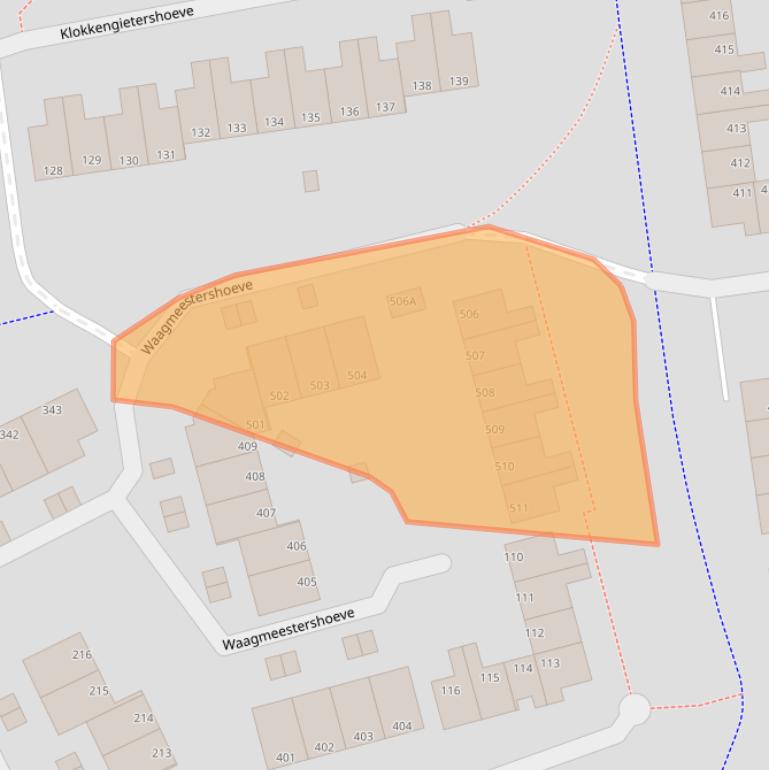 Kaart van postcodegebied 7326RZ.