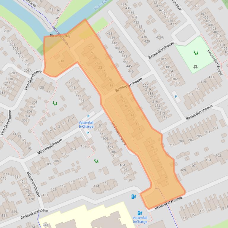 Kaart van postcodegebied 7326TG.