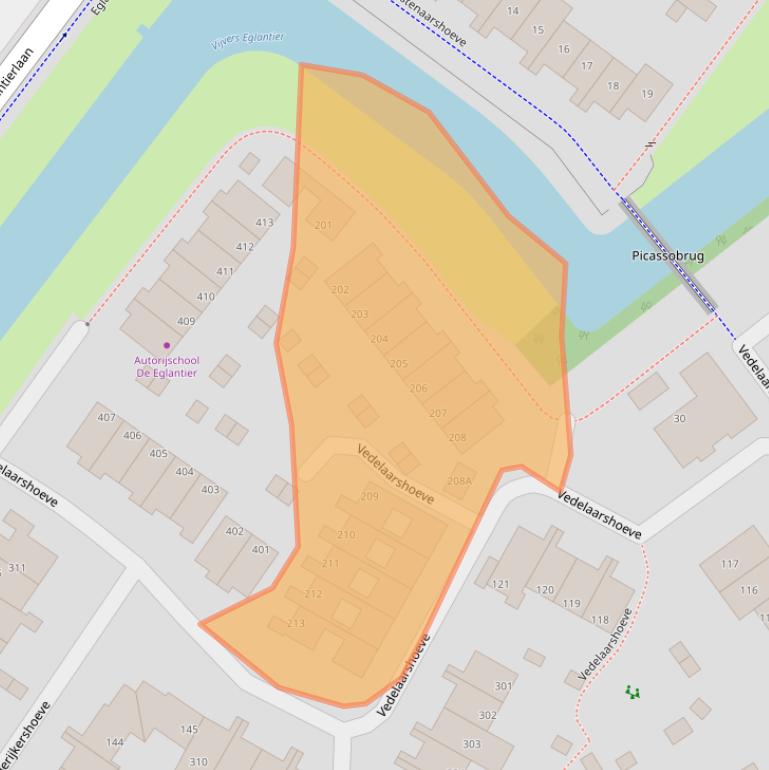 Kaart van postcodegebied 7326TM.