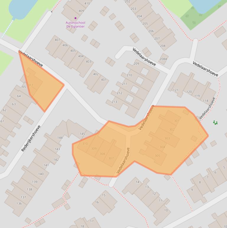 Kaart van postcodegebied 7326TN.