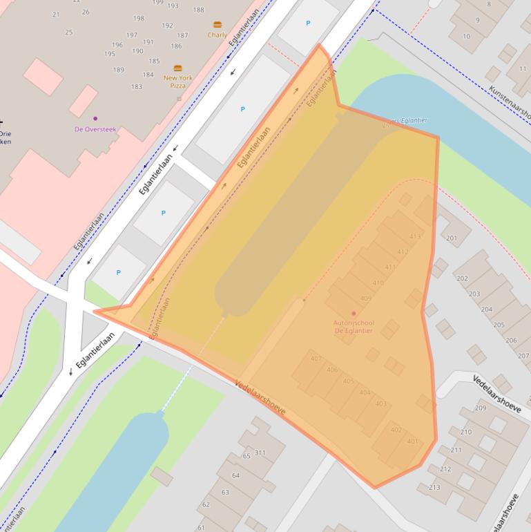 Kaart van postcodegebied 7326TP.