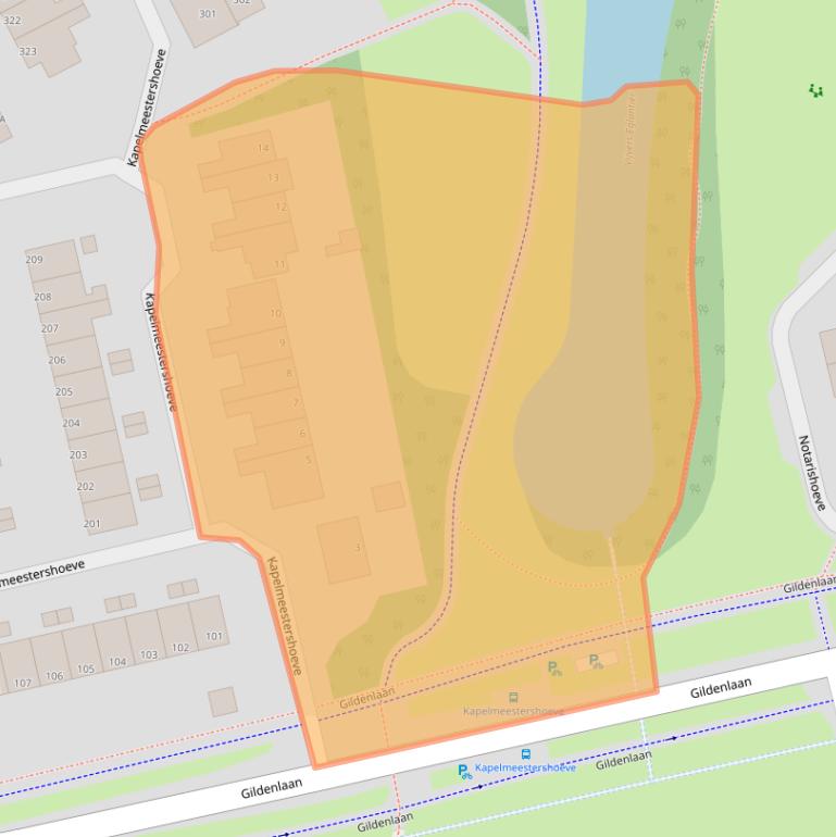 Kaart van postcodegebied 7326VA.