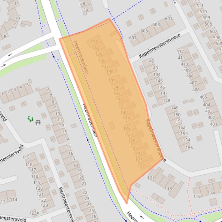 Kaart van postcodegebied 7326VC.