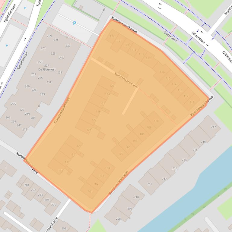 Kaart van postcodegebied 7326WC.