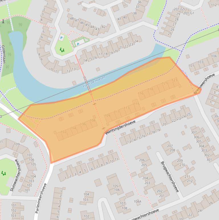 Kaart van postcodegebied 7326XB.