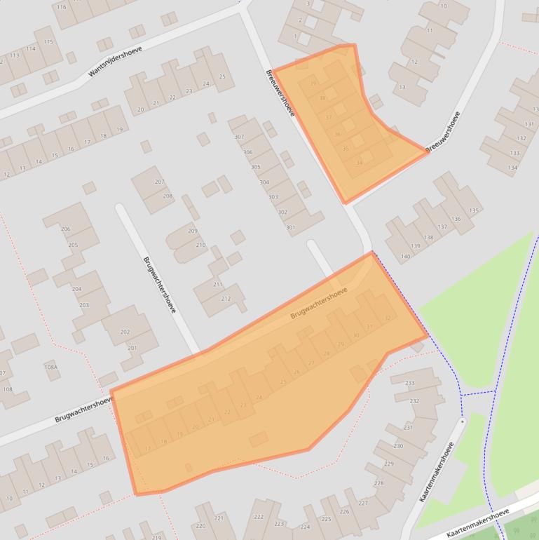 Kaart van postcodegebied 7326XD.