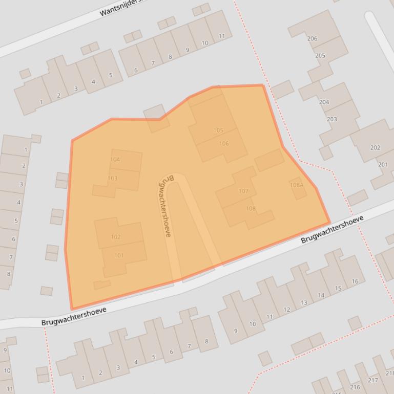 Kaart van postcodegebied 7326XE.
