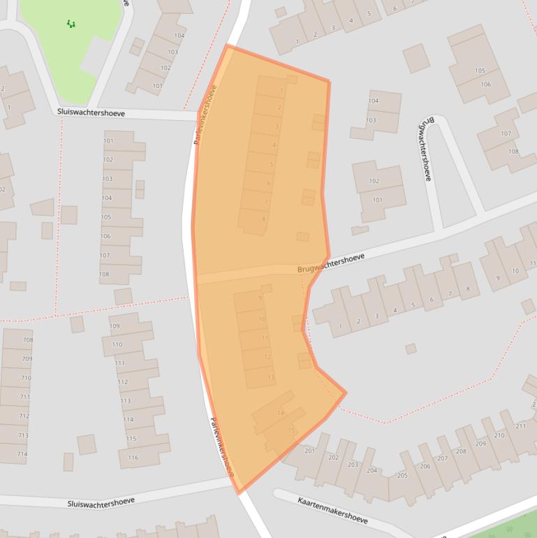 Kaart van postcodegebied 7326XM.