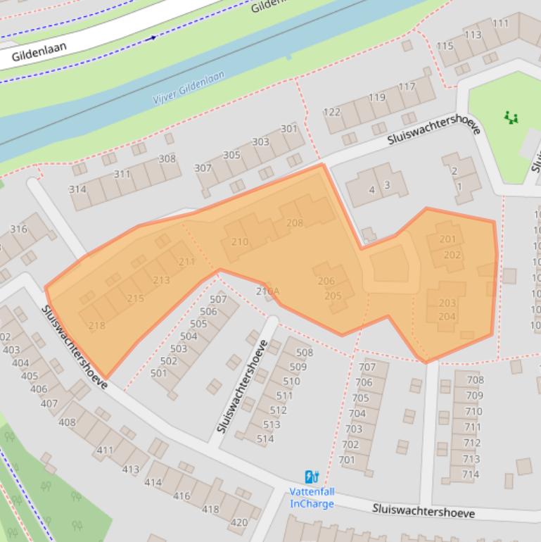 Kaart van postcodegebied 7326ZC.