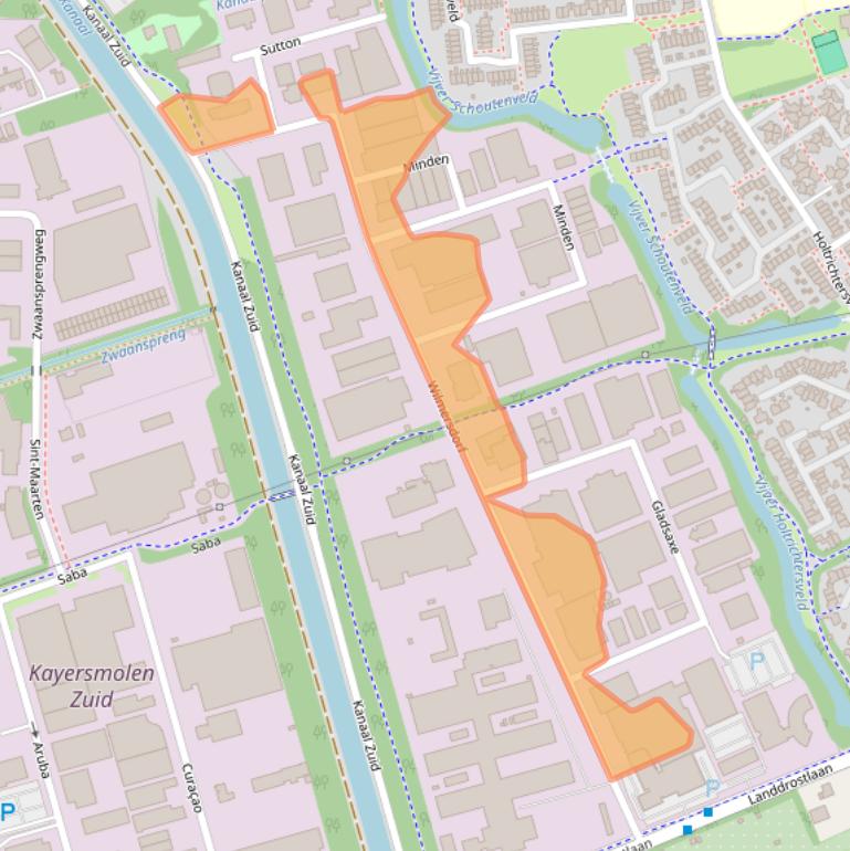 Kaart van postcodegebied 7327AD.