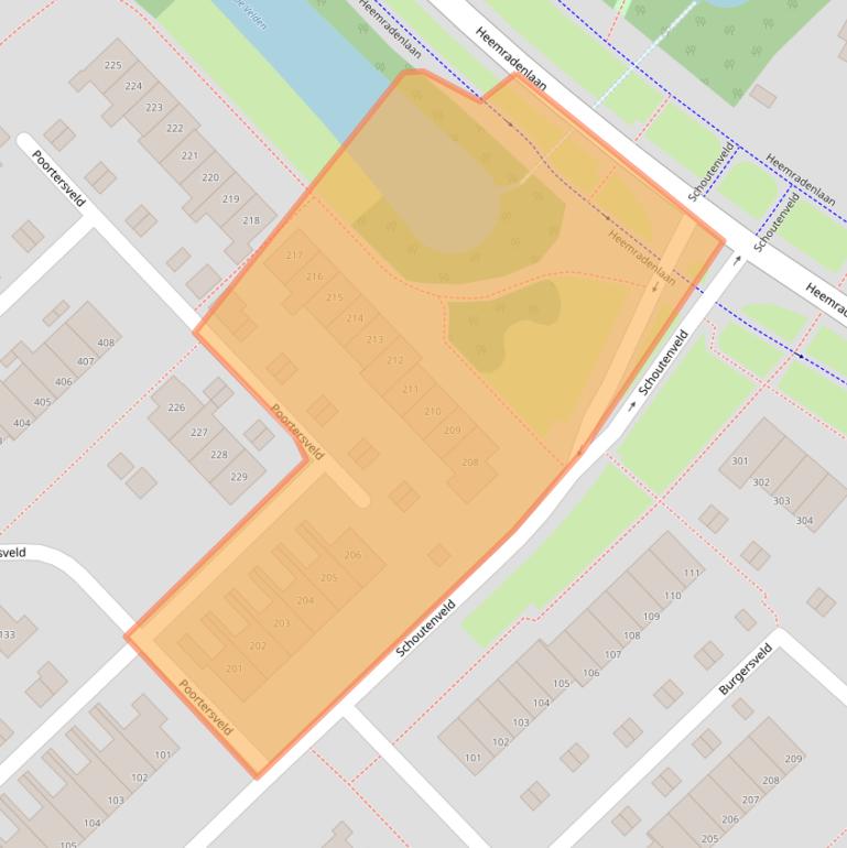 Kaart van postcodegebied 7327AH.