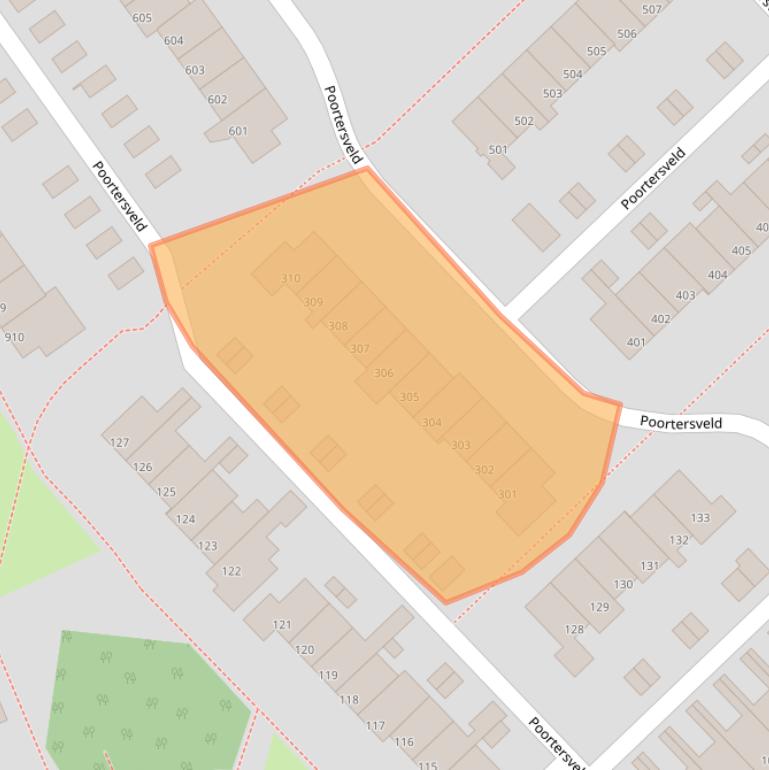 Kaart van postcodegebied 7327AK.
