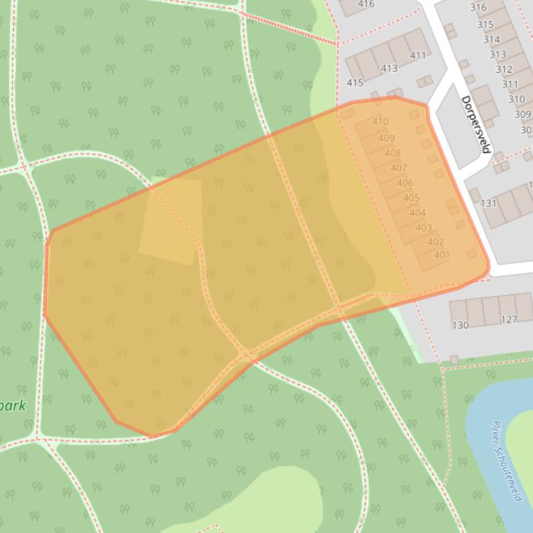 Kaart van postcodegebied 7327BG.