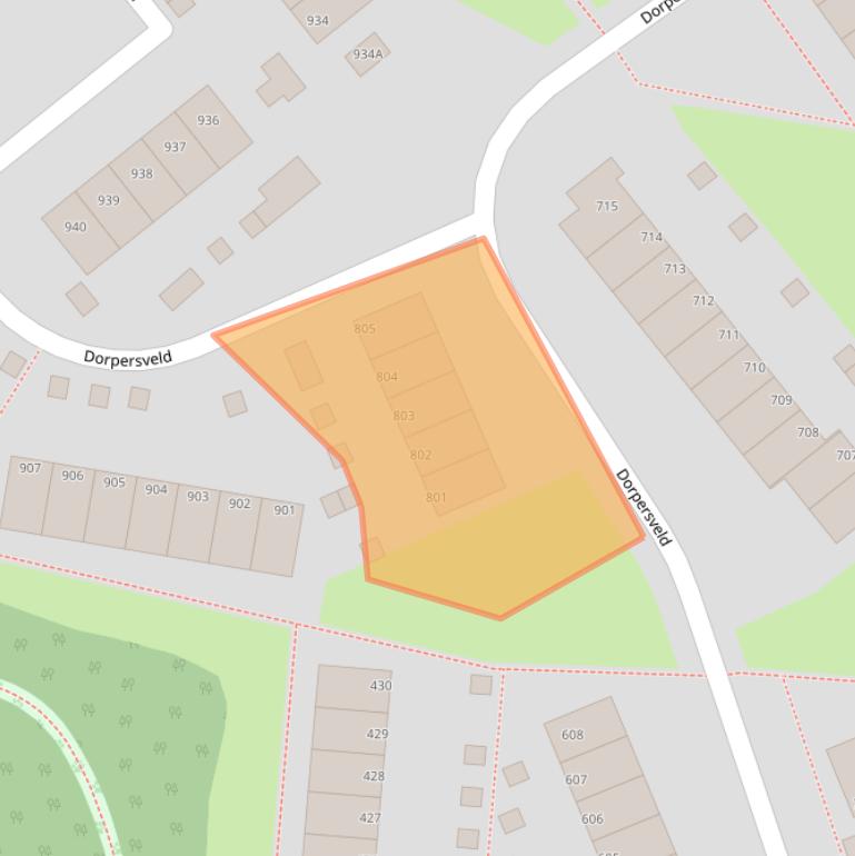 Kaart van postcodegebied 7327BL.