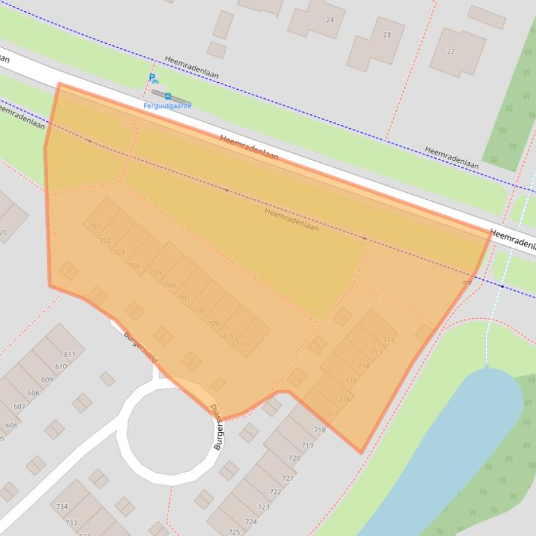 Kaart van postcodegebied 7327CL.