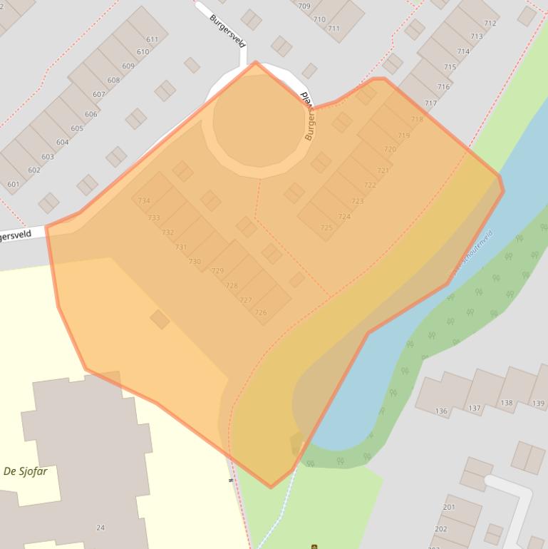 Kaart van postcodegebied 7327CM.