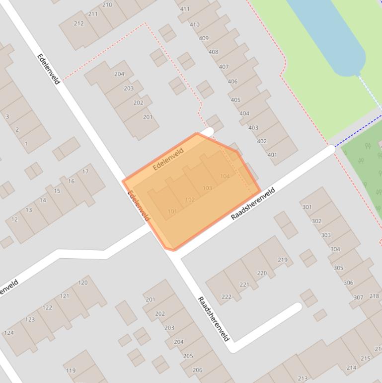 Kaart van postcodegebied 7327ED.