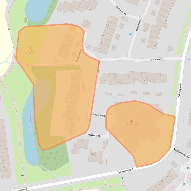 Kaart van postcodegebied 7327GE.
