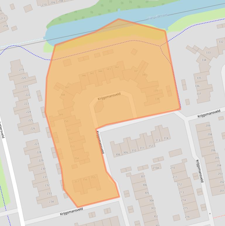 Kaart van postcodegebied 7327HM.