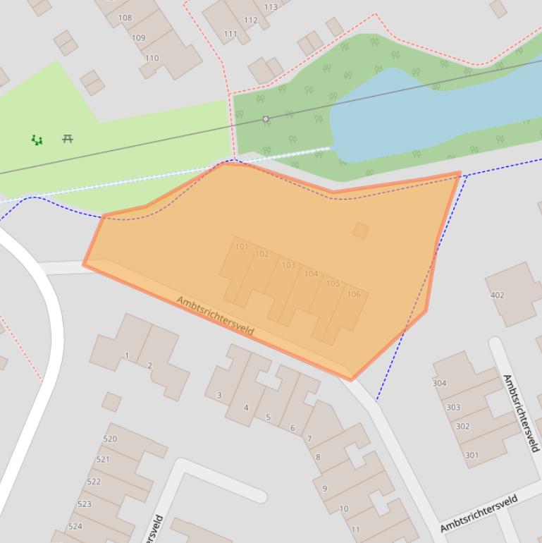 Kaart van postcodegebied 7327JB.