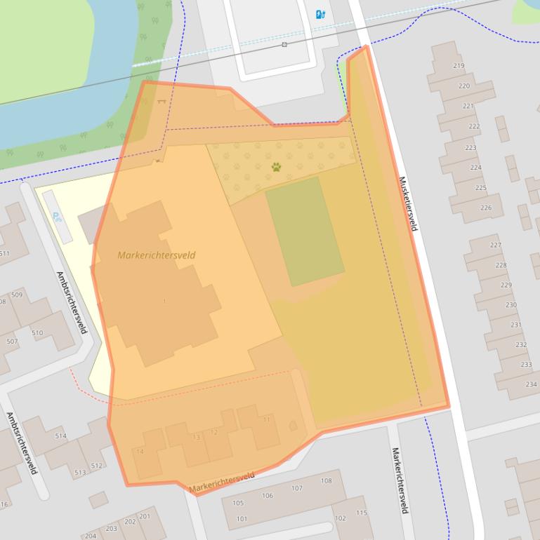 Kaart van postcodegebied 7327JH.