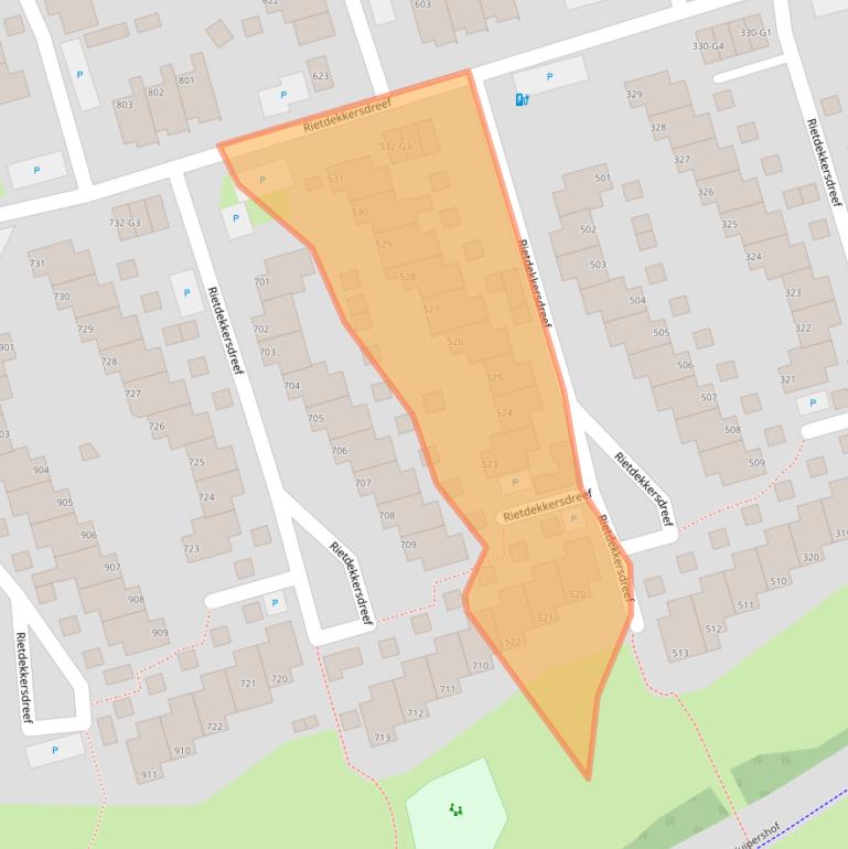 Kaart van postcodegebied 7328AH.