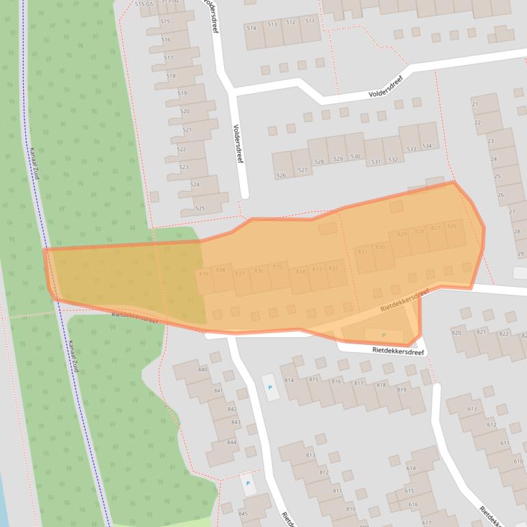 Kaart van postcodegebied 7328AN.
