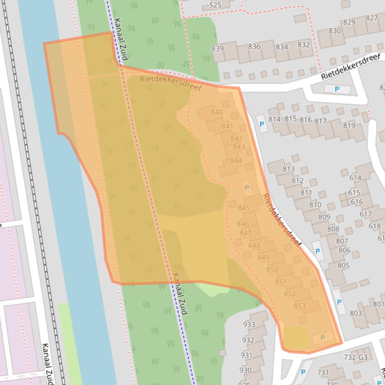 Kaart van postcodegebied 7328AP.