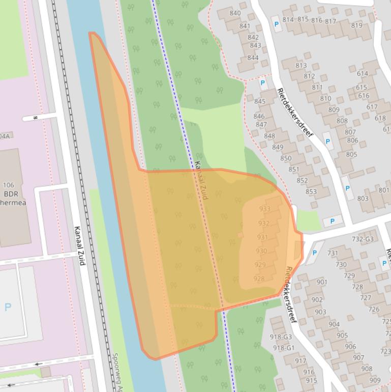 Kaart van postcodegebied 7328AS.