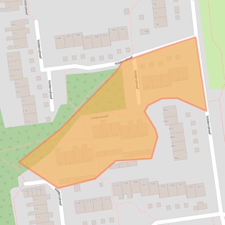 Kaart van postcodegebied 7328BZ.