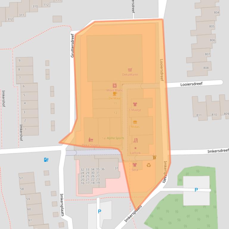 Kaart van postcodegebied 7328CG.