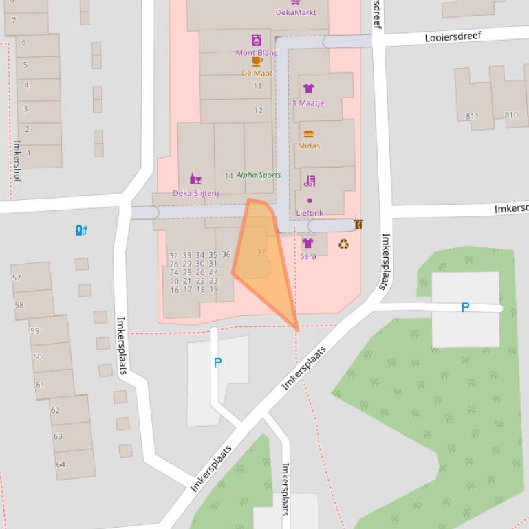 Kaart van postcodegebied 7328CJ.