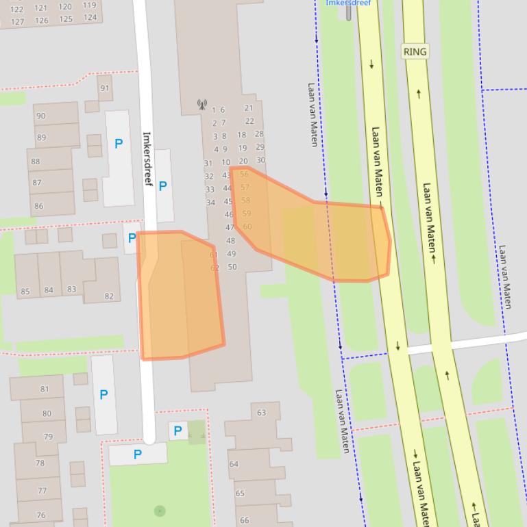 Kaart van postcodegebied 7328CN.