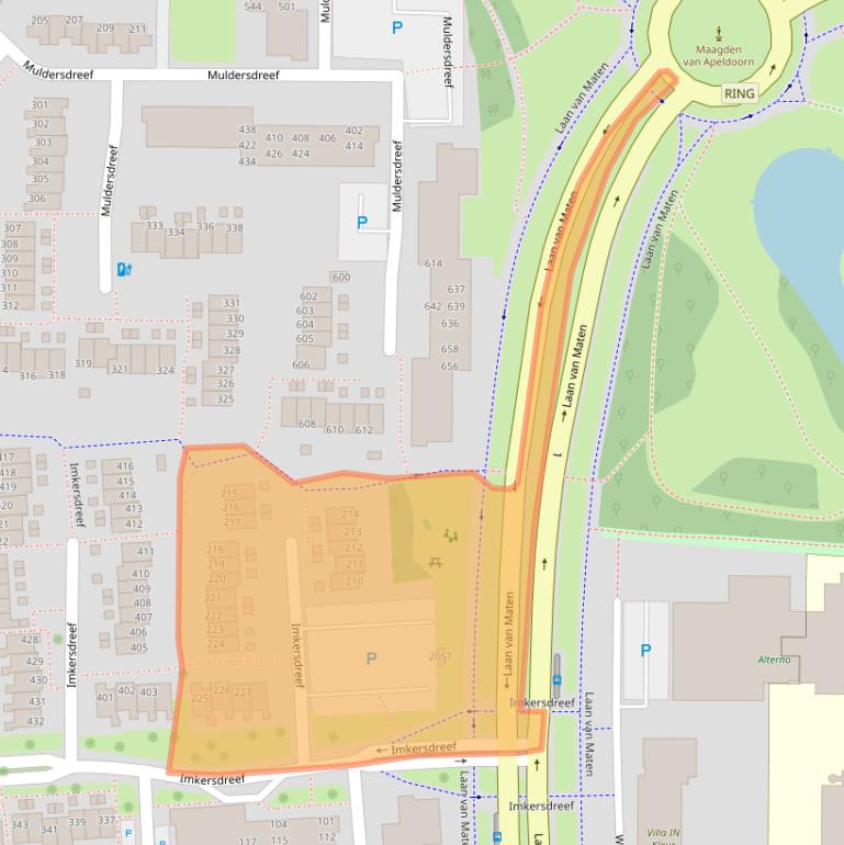 Kaart van postcodegebied 7328CV.
