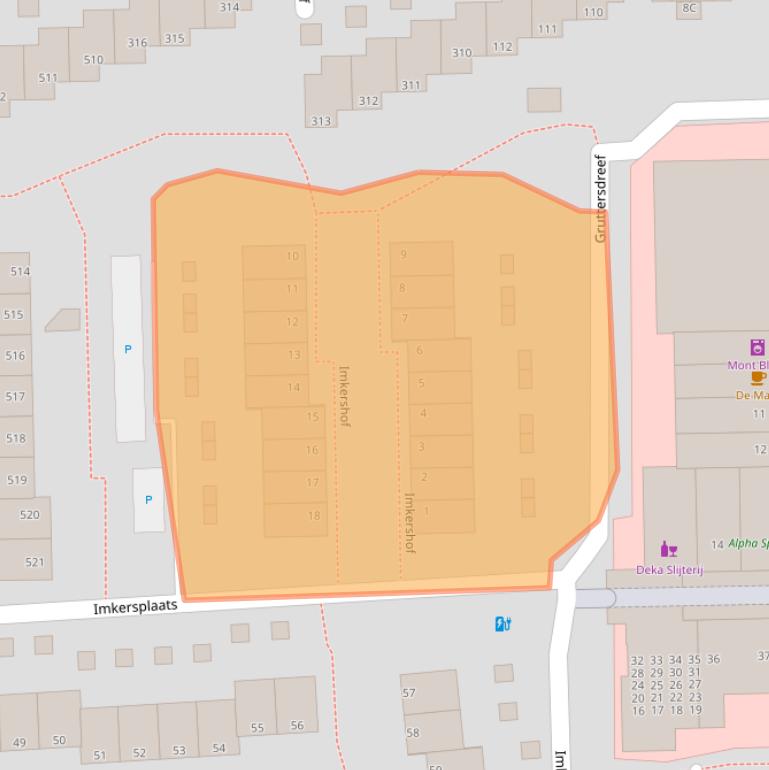 Kaart van postcodegebied 7328CW.
