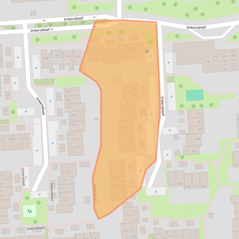 Kaart van postcodegebied 7328DB.