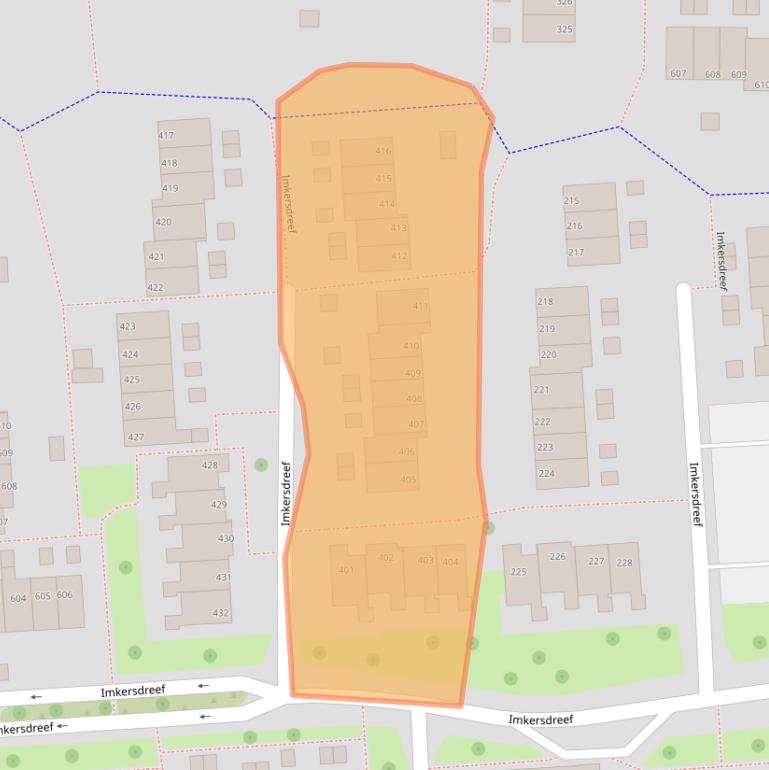 Kaart van postcodegebied 7328DC.