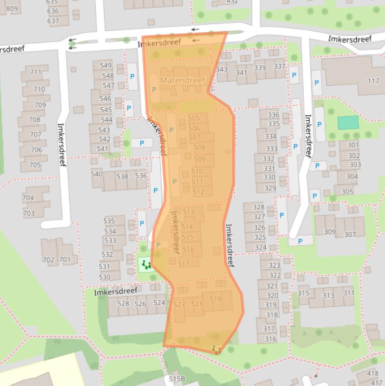 Kaart van postcodegebied 7328DE.