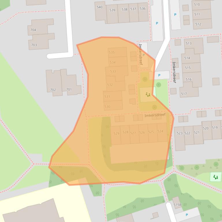 Kaart van postcodegebied 7328DG.