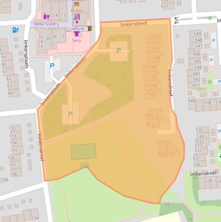 Kaart van postcodegebied 7328DL.